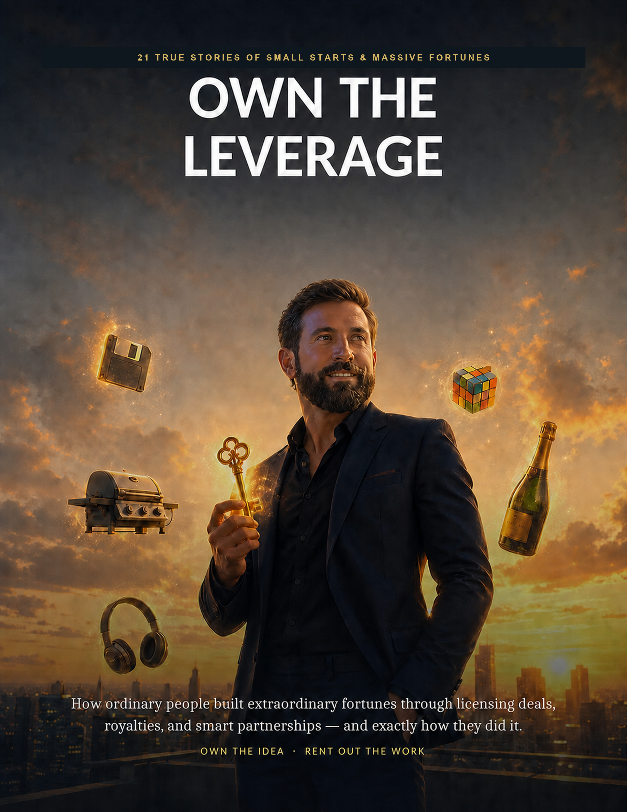Own the Leverage book cover — entrepreneur success stories by Jared M.